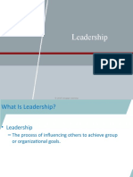 Leadership: © 2015 Cengage Learning
