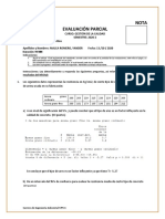 Evaluación Parcial