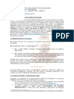 Auto de Un Despacho Q Indica La Necesidad de Poner A Disposición de Las Partes Los Expediente Segun El Dec 806