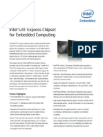 Intel G41 Express Chipset For Embedded Computing: Product Brief