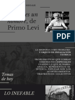 Literatura y Shoah - Primo Levi