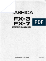 Yashica FX3 FX7 Repair Manual