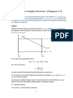 Computer Graphics Exercise Solutions