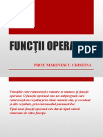 Funcţii Operand