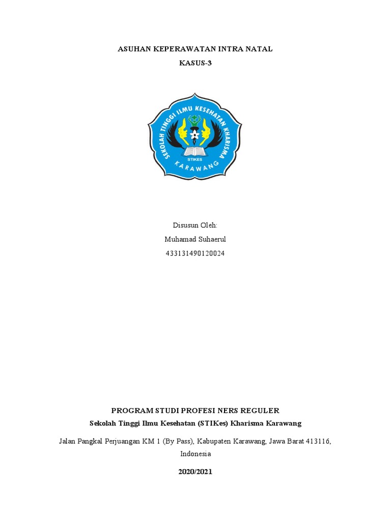 Askep Ntranatal Care K-3 Muhamad Suhaerul | Pdf