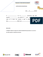 Modelo Justificacion de Faltas