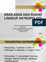 Topik 1 Asas-Asas Dan Pengantar Antropologi