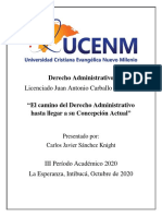 Ensayo - Derecho Administrativo - Carlos Sánchez