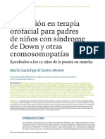 Formacion en Terapia Orofacial para Padres SD