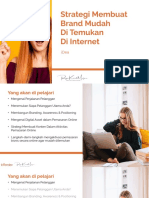 Materi 11 Strategi Membuat Brand Mudah Ditemukan Di Internet PDF