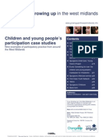 Children and Young People's Participation Case Studies