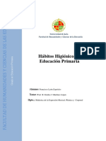 Habitos de Higiene en La Educacion Primaria PDF