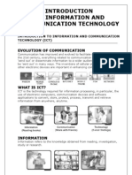 To Information and Communication Technology
