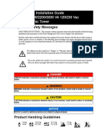Important Safety Messages: Smart-UPS Installation Guide 750/1000/1500/2200/3000 VA 120/230 Vac 500 VA 100 Vac Tower