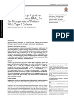 Hospital Discharge Algorithm Based On Admission Hba For The Management of Patients With Type 2 Diabetes