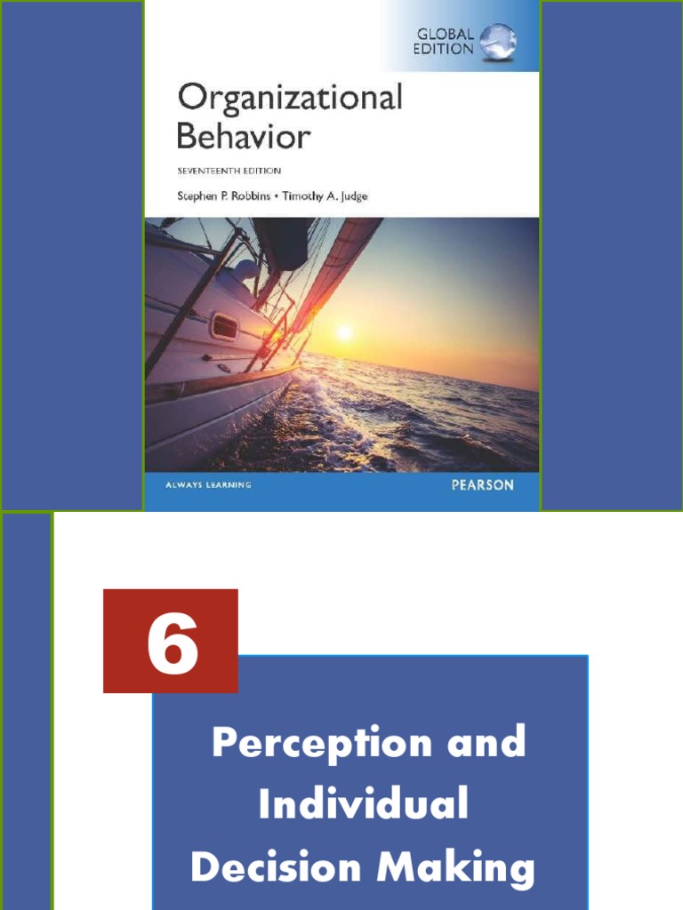 Perception and Individual Decision Making | PDF | Bias | Decision Making