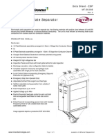 MT-DS-008 ESP Electrostatic Plate Separator