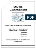 Engine Management: Subject: Mechatronics System Design Submitted To: Engr. Zubair Submitted by