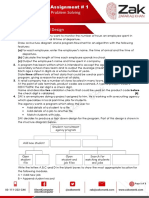 Assignment 1-2.1.1 Problem-Solving and Design