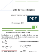 Mtorresl - Rendimiento de Viscosificantes