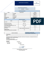 Certificado de Analisis de Nitrato de Mico