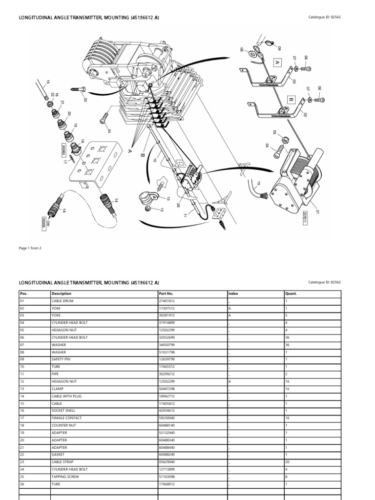 Longitudinal Angle Transmitter Mounting 45196612 A Pdf