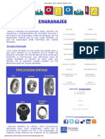 Engranajes - Tipos, Calculos, Motores Facil PDF