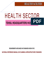 Health Sector: Health Facilities Health Facilities