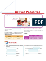 Los Adjetivos Posesivos