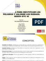 Actividades para Identificar Los Peligros y Valorar Los Riesgos