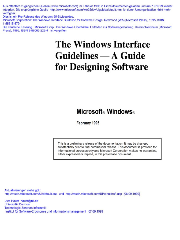 Microsoft95a The Windows Interface Guidelines-A Guide For Designing ...