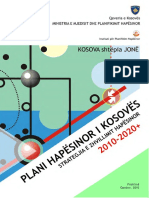 Plani Hapesinor I Kosoves 2010-2020 PDF