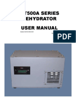 Mt500A Series Dehydrator User Manual: Bulletin AE01B-A0529-001 Rev: - Date 17 July 06