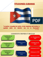 Constituciones en Cuba