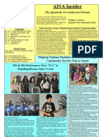 AISA Insider (Parents Newsletter) : Vol. 1, Issue 2 (Q2 2011)