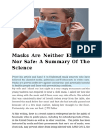 Masks Are Neither Effective Nor Safe A Summary of The Science