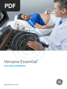 GE Healthcare Versana Essential Datasheet