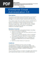 Nexus It Training Center: Course Outline