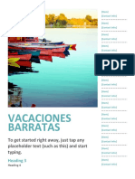 Vacaciones Barratas: To Get Started Right Away, Just Tap Any Placeholder Text (Such As This) and Start Typing