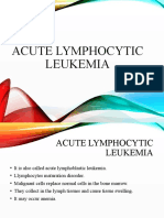 Acute Lymphocytic Leukemia