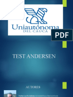 Test de Andersen Diapositivas