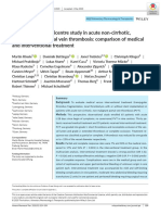 A Prospective, Multicentre Study in Acute Non-Cirrhotic, Non-Malignant Portal Vein Thrombosis: Comparison of Medical and Interventional Treatment