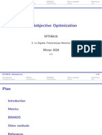 Multiobjective Optimization: S. Le Digabel, Polytechnique Montr Eal