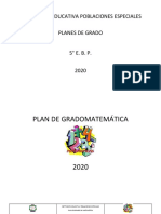 Plan de Grado 5° 2020