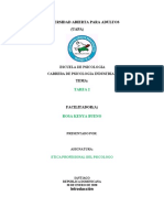 Tarea 2, Etica Profesional