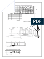 Planta Casa Farnsworth - Medidas PDF