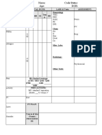 Clinical Nursing Sheet