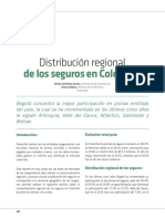 Distribucion Regional de Los Seguros en Colombia