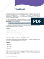 Potenciação: multiplicação de fatores iguais