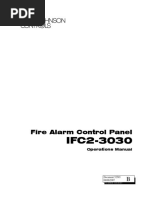 Fire Alarm Control Panel: Operations Manual